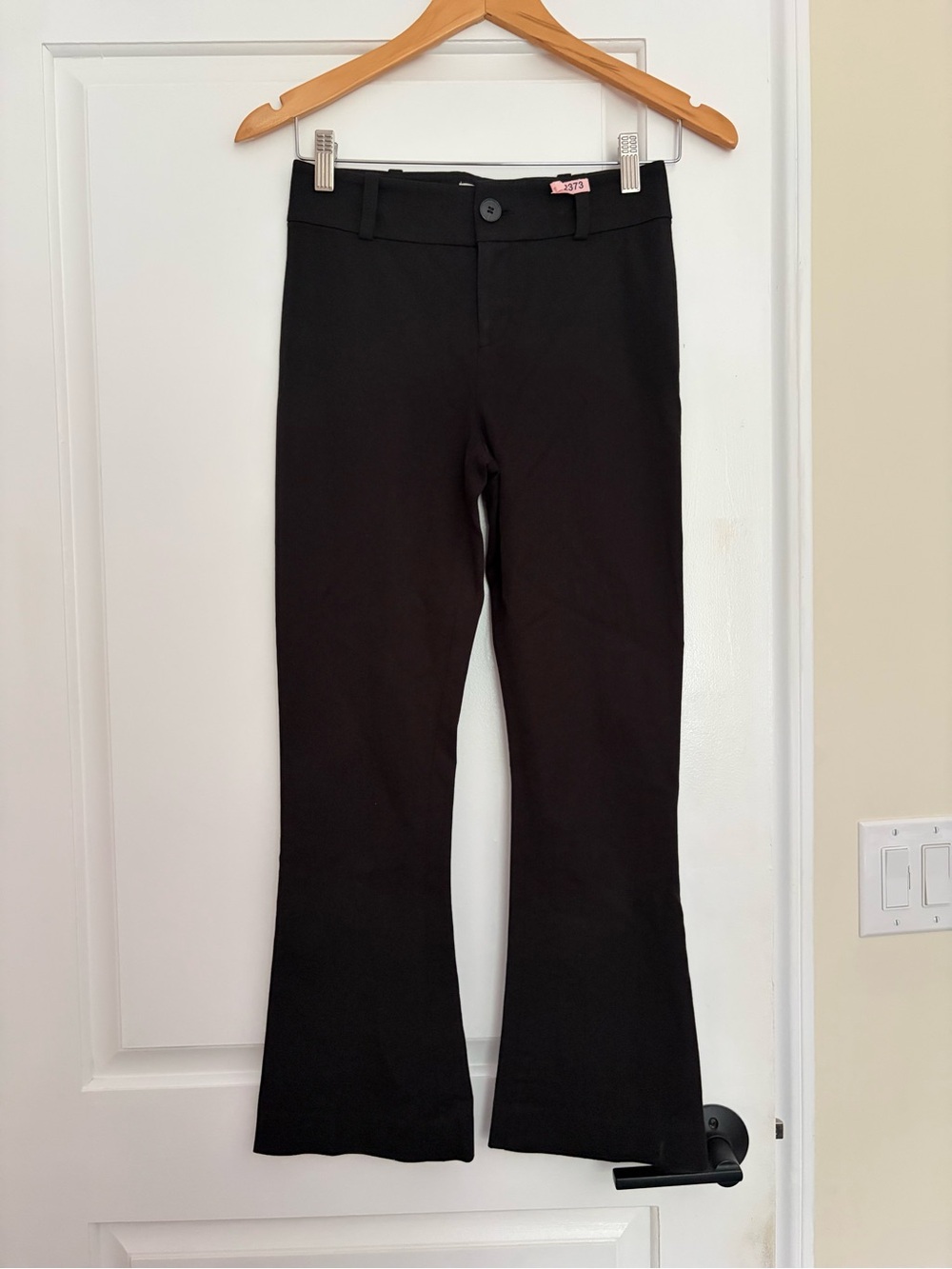 CLUB MONACO Black Bootcut Trousers (00)